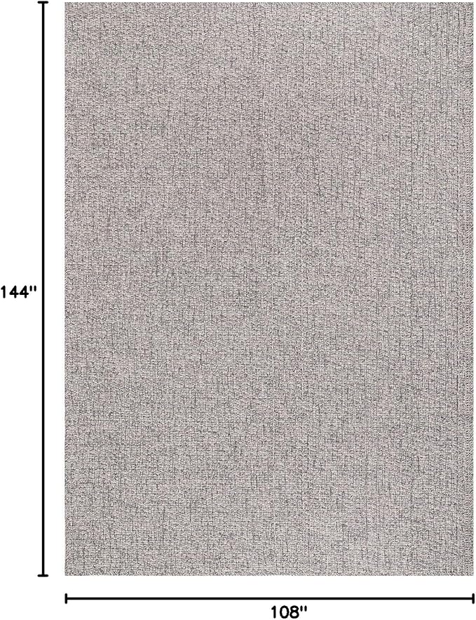 Easy Jute Rug 9x12 Indoor Outdoor Natural Rugs Solid Fiber Rug Woven Area Rug - Image 2