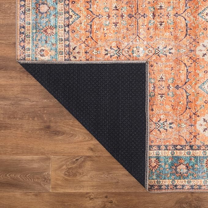 Bloom Rugs Washable Non-Slip 6' x 9' Rug - Image 7