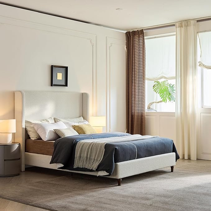 Queen Size Upholstered Bed Frame - Image 3