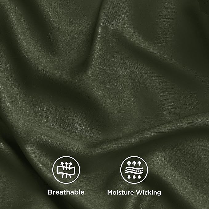 Bedsure Cooling Sheets Twin, Rayon Derived from Bamboo, Breathable & Soft Twin - Image 4