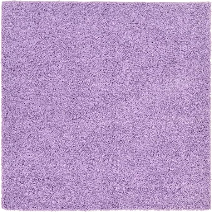 Unique Loom Solid Shag Collection Area Rug - Image 4