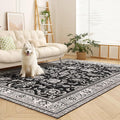Machine Washable Area Rugs, Vintage Soft Rugs by OLFRUGDTRUG