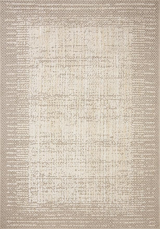 Loloi Amber Lewis Bexley Collection BEX-06 Natural/Taupe 6'-6" x 9'-3" Area Rug - Image 2