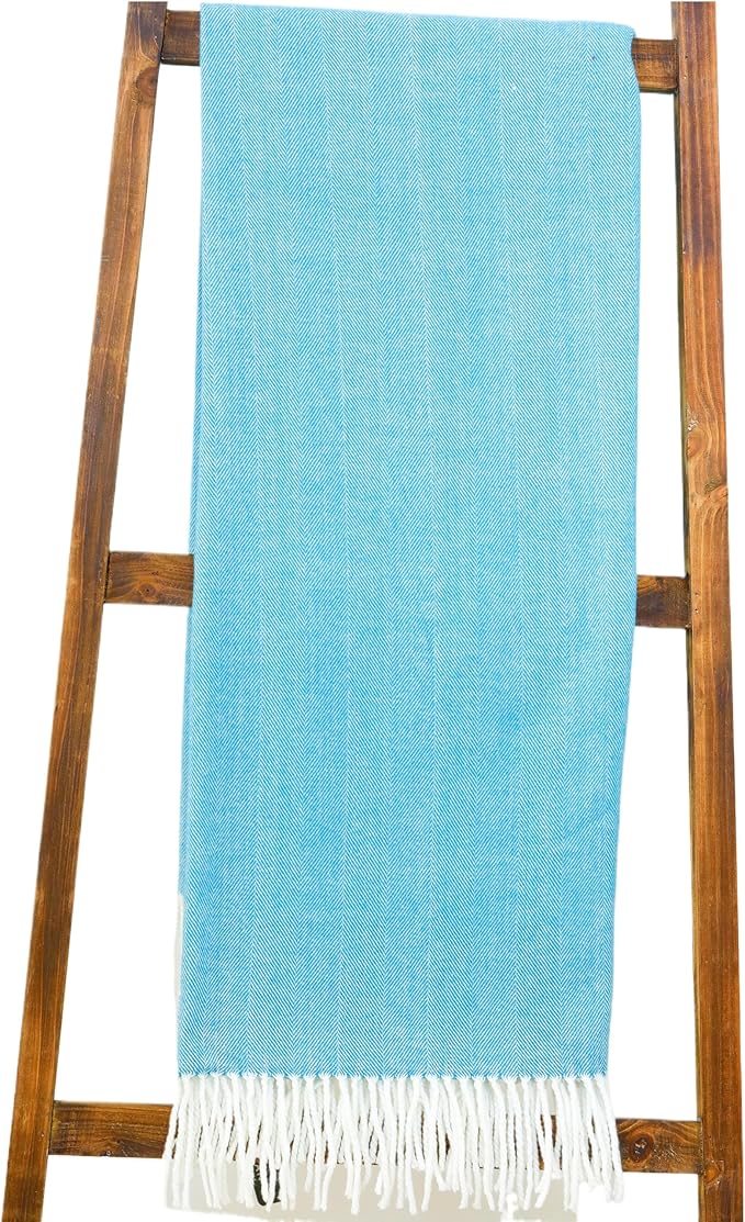 Alashan - Cotton Acrylic Adirondack Herringbone Woven Throw Blanket - Soft by Alashan