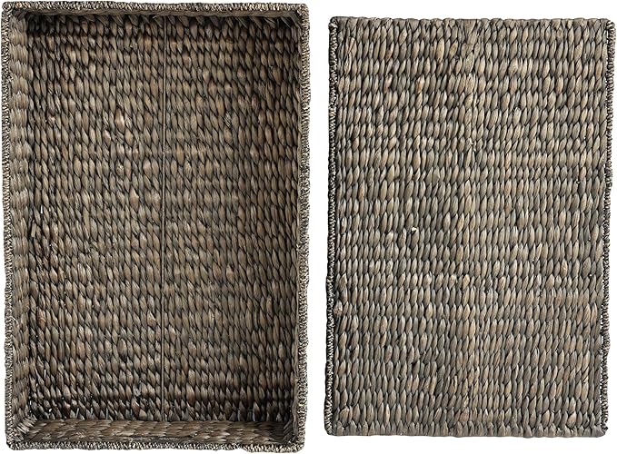 happimess BSK2015C-SET2 Holden 30" Classic Costal Hand-Woven Hyacinth Wicker - Image 5