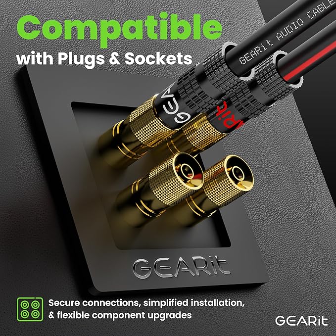 16AWG Speaker Wire, GearIT Pro Series 16 Gauge Speaker Wire Cable Great Use - Image 7