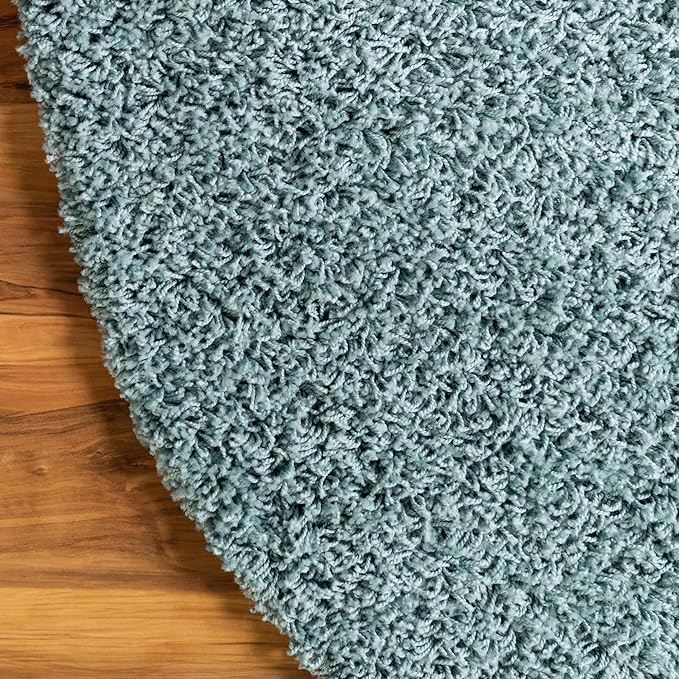 Unique Loom Solid Shag Collection Area Rug - Image 6