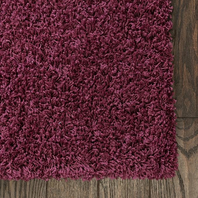 Unique Loom Solid Shag Collection Area Rug - Image 6