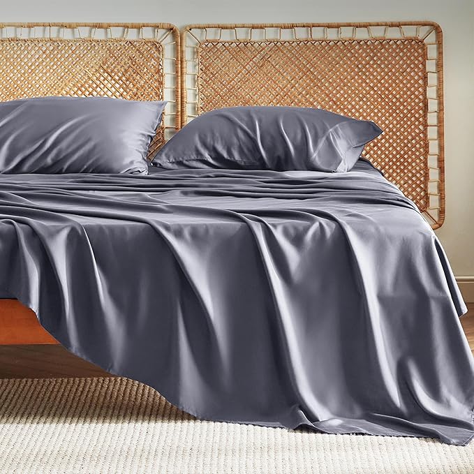 Bedsure Cooling Sheets for Full Size Bed, Viscose Derived from Bamboo, Deep by BEDSURE