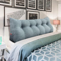 homecozy Wedge Headboard Pillow Dorm Room Reading Pillow Back Support by HOMECOZY
