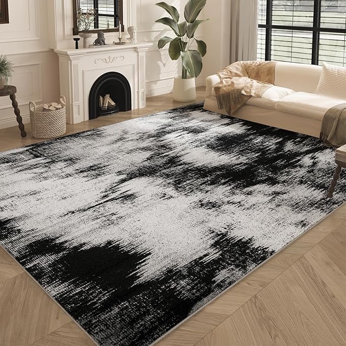 Area Rugs 8x10, Modern Abstract Machine Washable Rugs - Image 8