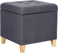 Adeco Fabric Storage Ottoman Bench by Adeco