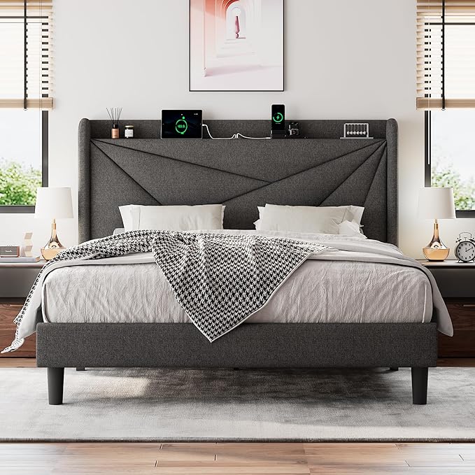 Full Size Upholstered Bed Frame - Image 3