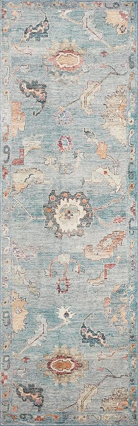 Loloi Margot Collection MAT-06 Denim/Multi 2'-0" x 5'-0" Accent Rug feat. - Image 5
