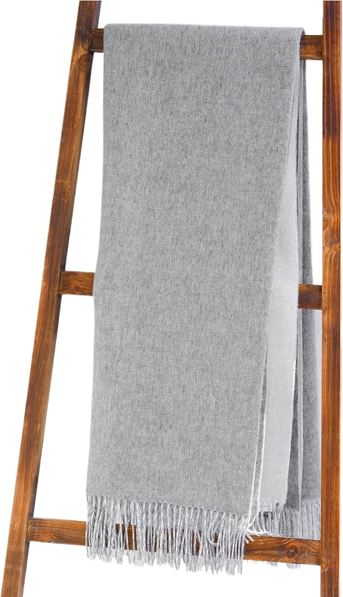 Alashan Cashmere Blend Double Faced Throw-Super Soft and Luxe Fabric- Perfect by Alashan