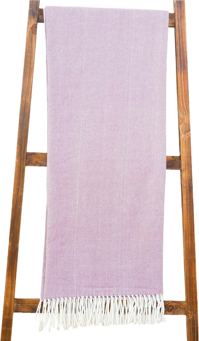 Alashan Cotton Acrylic Adirondack Herringbone Woven Throw by Alashan