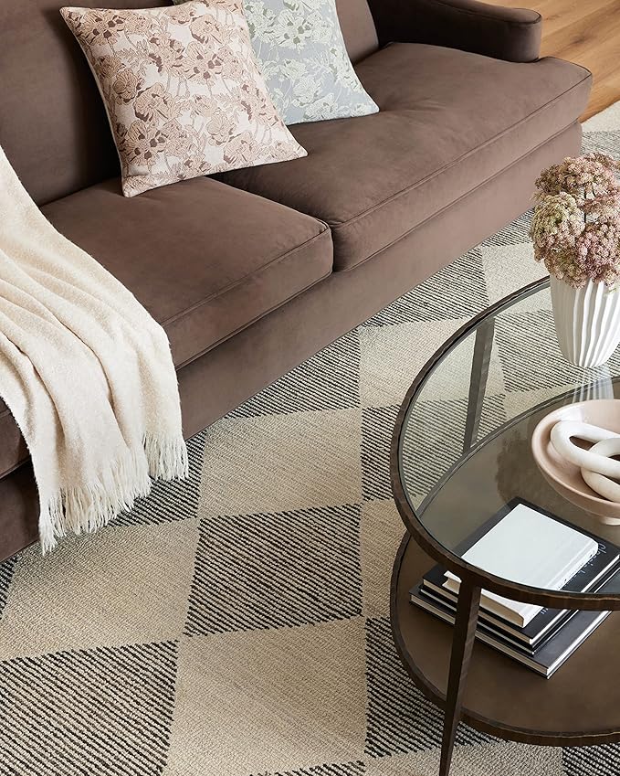 Loloi Chris Loves Julia Francis Collection FRA-01 Beige/Charcoal 5'-0" x 7'-6" - Image 5
