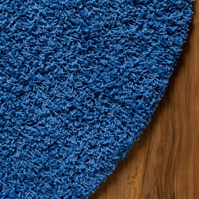 Unique Loom Solid Shag Collection Area Rug - Image 9