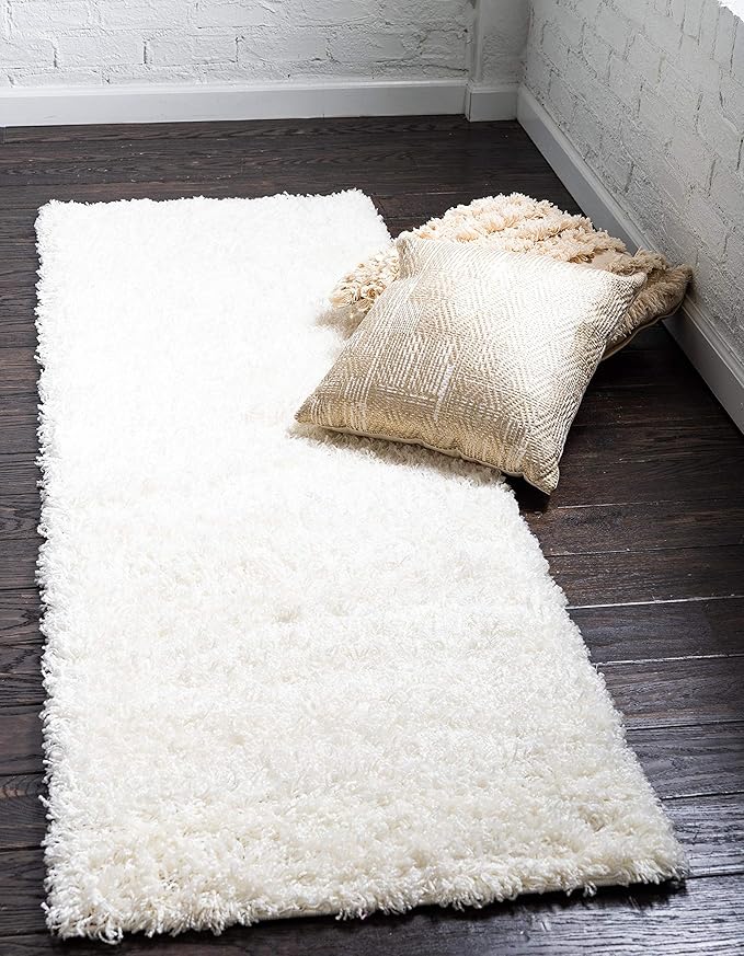 Unique Loom Solid Shag Collection Area Rug - Image 3