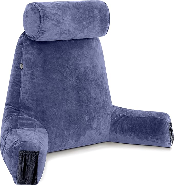 Husband Pillow Medium Dark Blue, Backrest by HusbandPillow