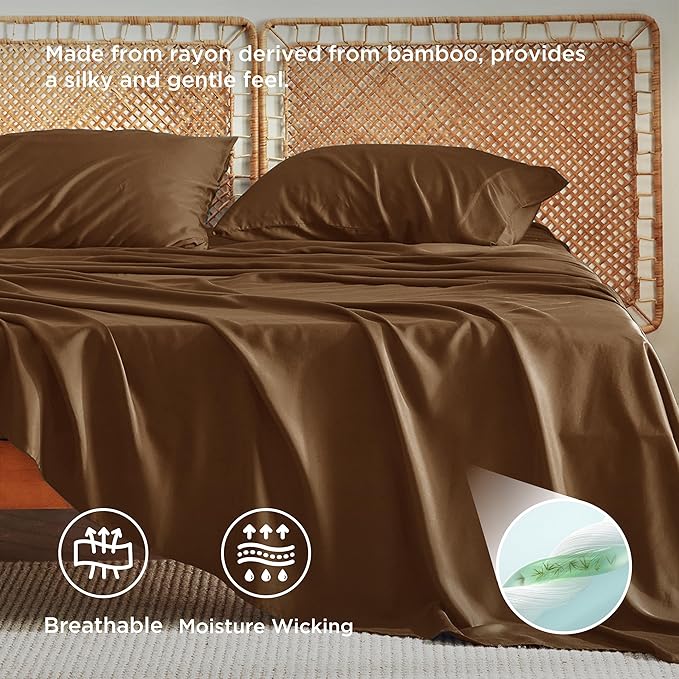 Bedsure King Size Sheets Set, Cooling Sheets - Image 3