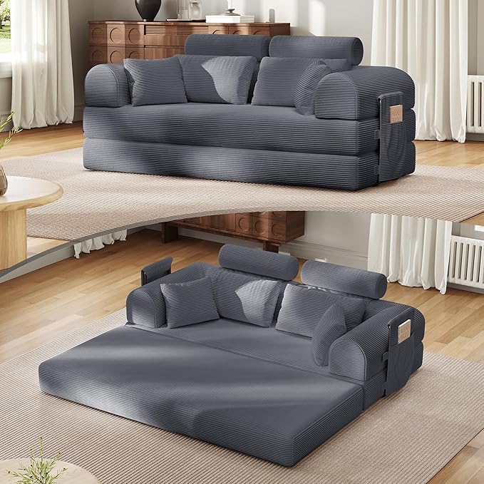 Upgrade High Backrest Design Sofa Bed by QQR