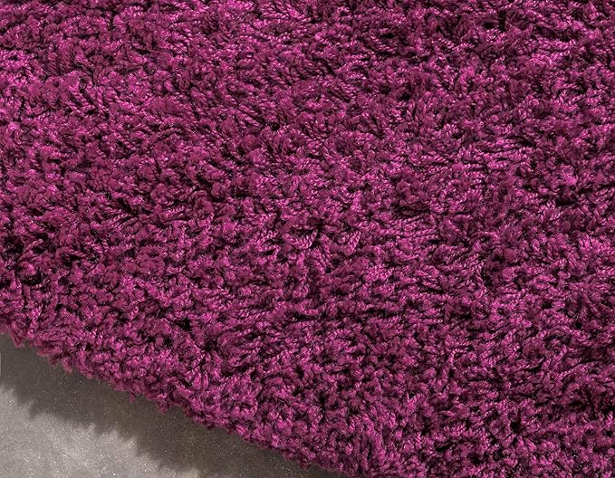 Unique Loom Solid Shag Collection Area Rug - Image 8
