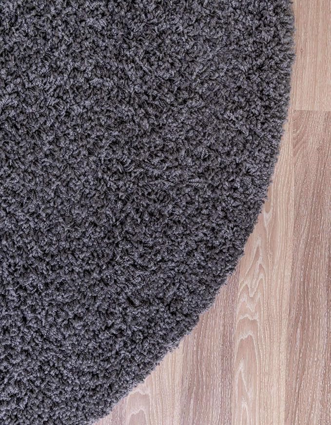 Unique Loom Solid Shag Collection Area Rug - Image 8