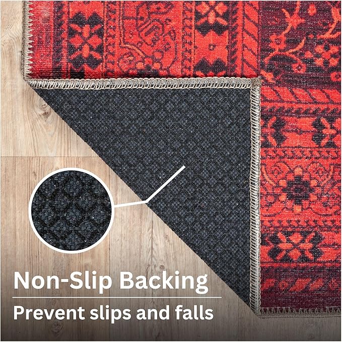 Bloom Rugs Washable Non-Slip 7 ft Runner - Image 8