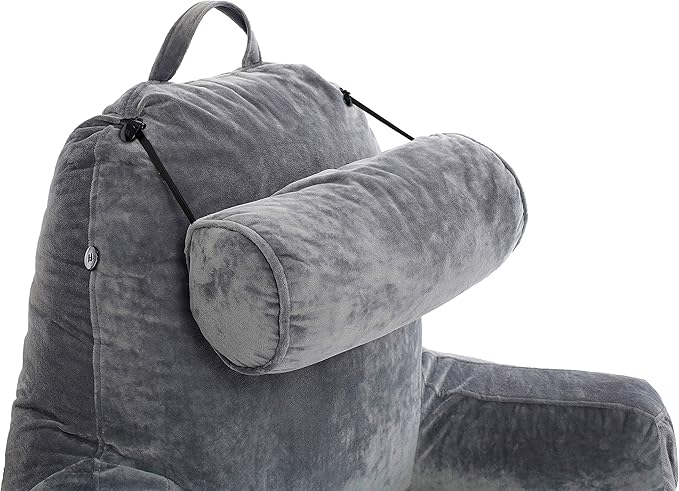 Husband Pillow Medium Dark Grey, Backrest - Image 8