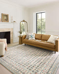 Loloi Rifle Paper Co. Eden Collection EDE-03 Lattice Ivory 7'-6" x 9'-6" Area by Loloi