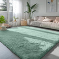 PAGISOFE Machine Washable Sage Green Rugs by PAGISOFE