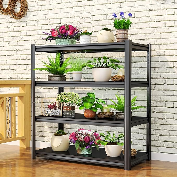 54'' Storage Shelves, Garage Metal Shelving Unit, Adjustable, Double-Layer - Image 3
