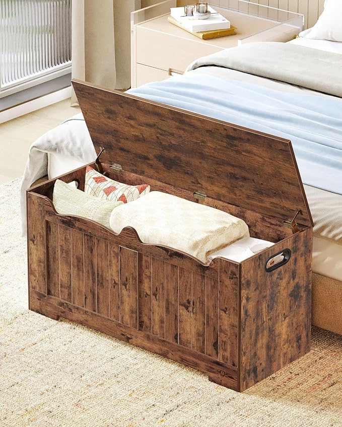 Hzuaneri 39.4" Storage Chest, Storage Bench Trunk - Image 2