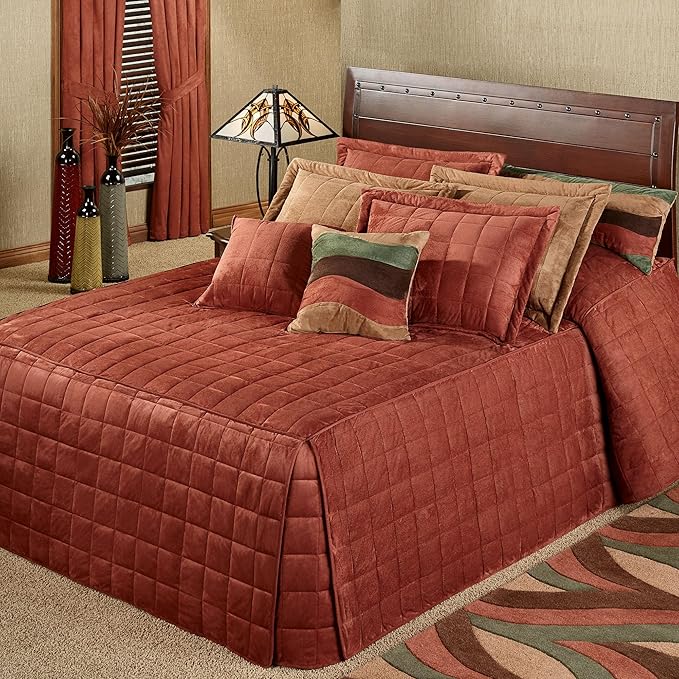 Touch of Class Camden Luxury Bedding | Warm Russet Color | Grande Fitted by TouchofClass