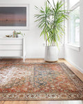 Loloi Layla Collection LAY-05 Ocean/Multi 3'-6" x 5'-6" .13" Thick Accent Rug by Loloi