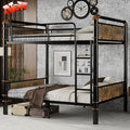 Upgraded Version Thickened Metal Heavy-Duty Twin XL Over Twin XL Bunk Bed by Unknown