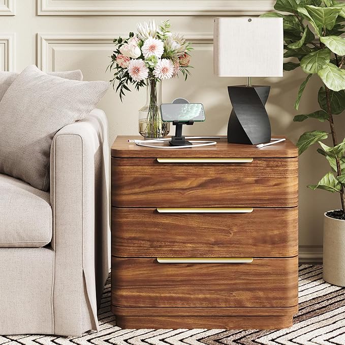 Nightstands Set of 2, Bedside Table - Image 7