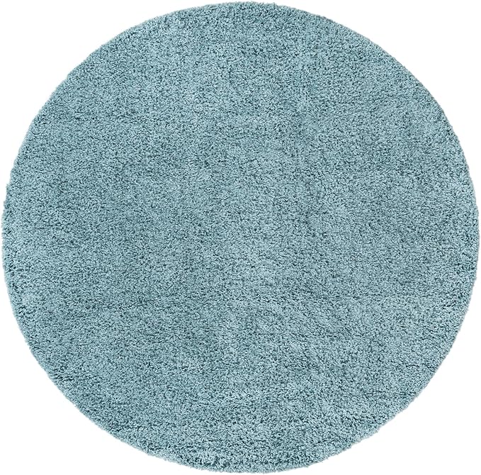 Unique Loom Solid Shag Collection Area Rug - Image 3