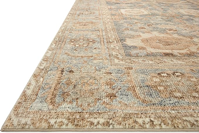 Loloi Margot Collection MAT-03 Ocean/Spice 2'-6" x 11'-6" Runner Rug feat. - Image 4