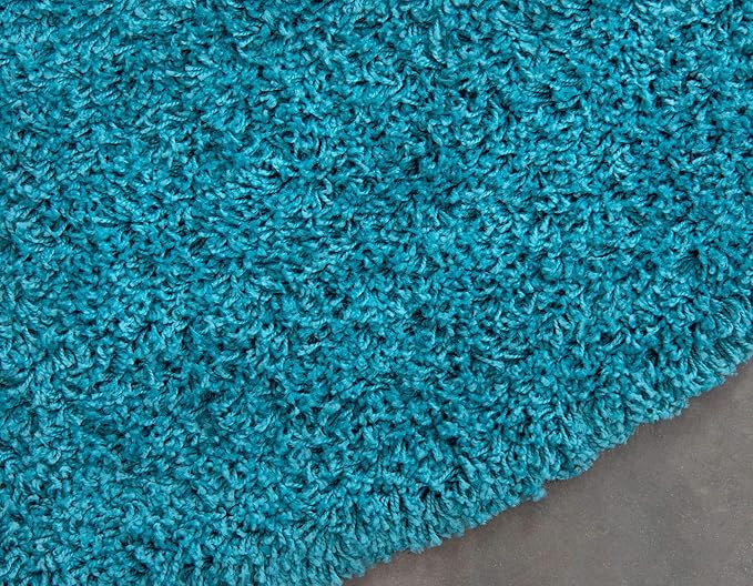 Unique Loom Solid Shag Collection Area Rug - Image 9