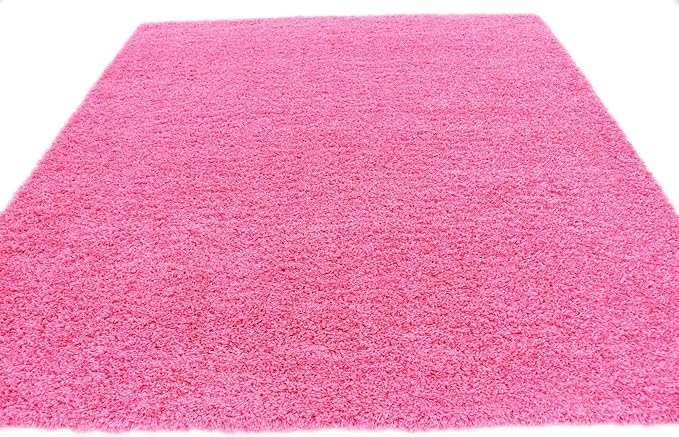 Unique Loom Solid Shag Collection Area Rug - Image 6