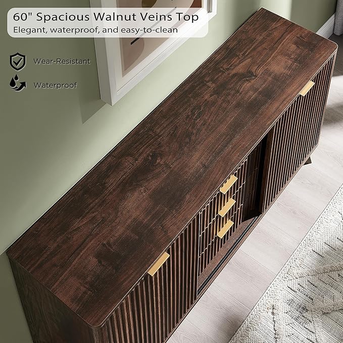 T4TREAM 60" Fluted Dresser - Image 6