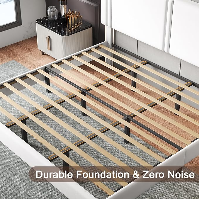Upholstered King Size Bed Frame - Image 7