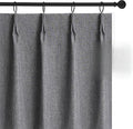 WdFour 42x63 Inch Pinch Pleated Blackout Curtains by WdFour
