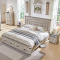 T4TREAM Farmhouse Queen Size Bed Frame by T4TREAMFurniture