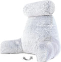 Husband Pillow Medium Rare Baby Arctic Grey Wolf Backrest, 2-Tone Reversible by HusbandPillow