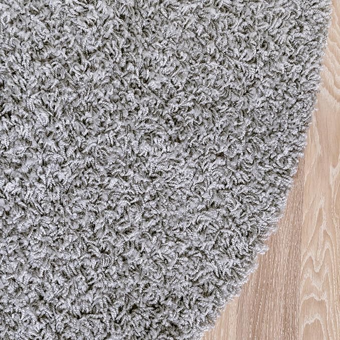 Unique Loom Solid Shag Collection Area Rug - Image 8