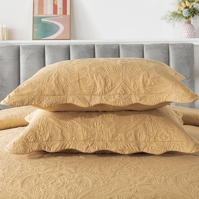 HoneiLife Embroidered Quilt King Size - Image 4