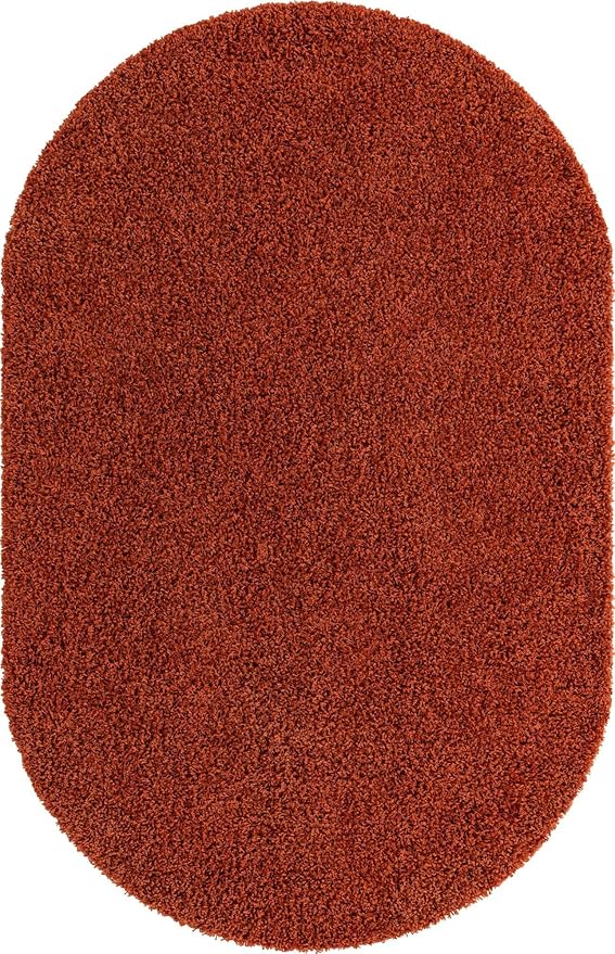 Unique Loom Solid Shag Collection Area Rug - Image 9